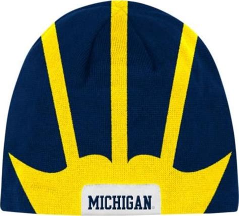 Michigan Beanie Michigan Wolverines Michigan Football Helmet Wolverines