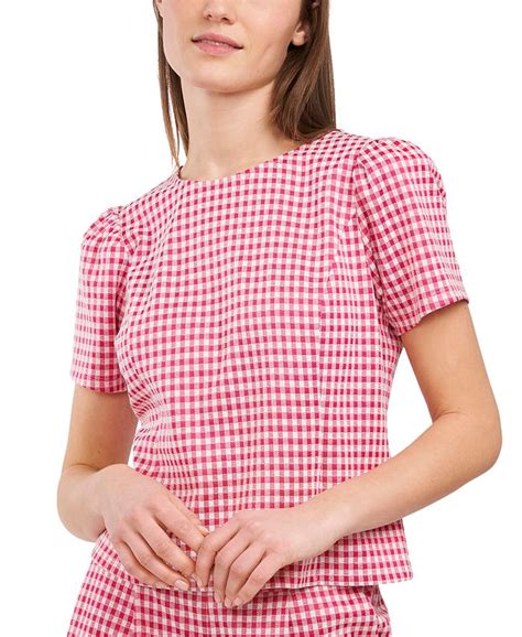 Riley And Rae Val Gingham Top Created For Macys And Reviews Tops