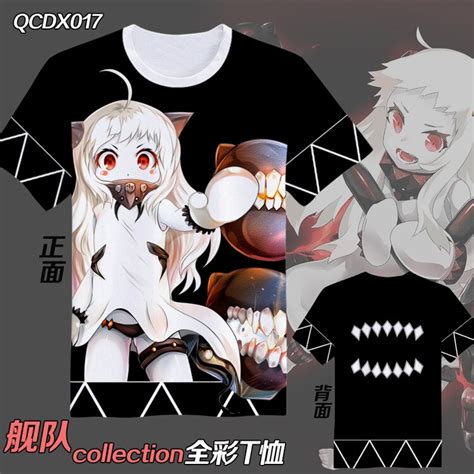 7colors Kantai Collection Shimakaze Kashima Hoppou Seiki T Shirt Cosplay Costume Cute Printed