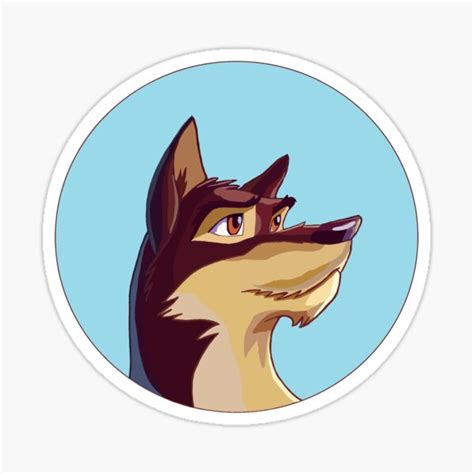 Balto Movie 1995 Circle Poster Sticker For Sale By Pammy33 Redbubble