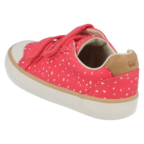 Girls Clarks Canvas Shoes Comic Cool Ebay