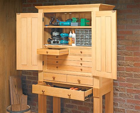 Heirloom Tool Cabinet Woodworking Project Woodsmith Plans