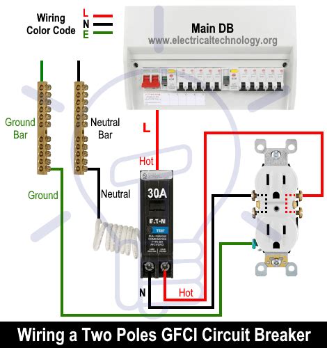 Gfci Circuit Breaker Wiring Diagram Wiring Diagram