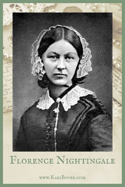 Florence Nightingale Kari Bovee Empowered Women In History Florence