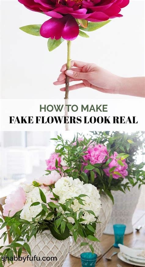 Over time, other cultures made their own artificial flowers. Fake Flower Arrangements -Make Them Look Real DIY | Fake ...