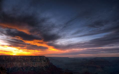 Grand Canyon Canyon Sunset Desert Hd Wallpaper Nature And Landscape Wallpaper Better