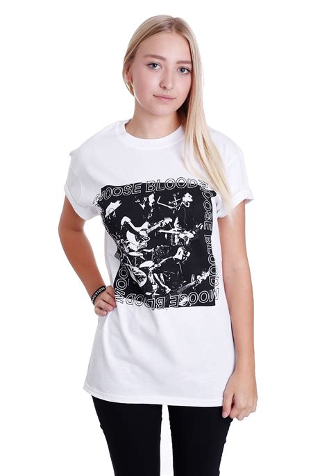 Moose Blood Live White T Shirt Official Pop Punk Merchandise Shop