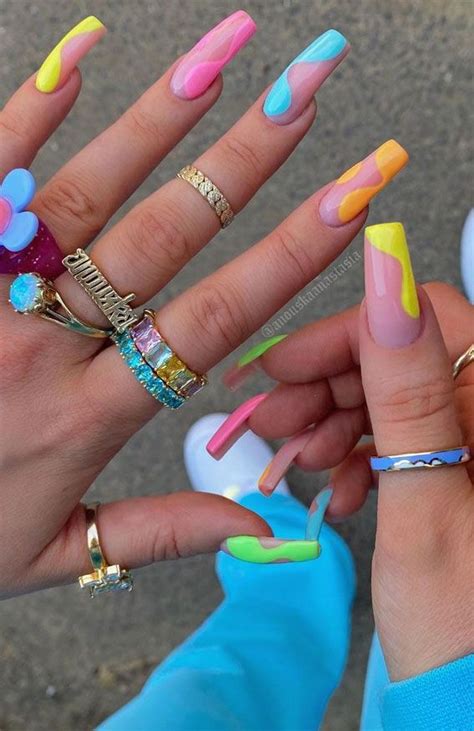 Bright Cute Summer Nails Living After Midnite Lifestyle Blog