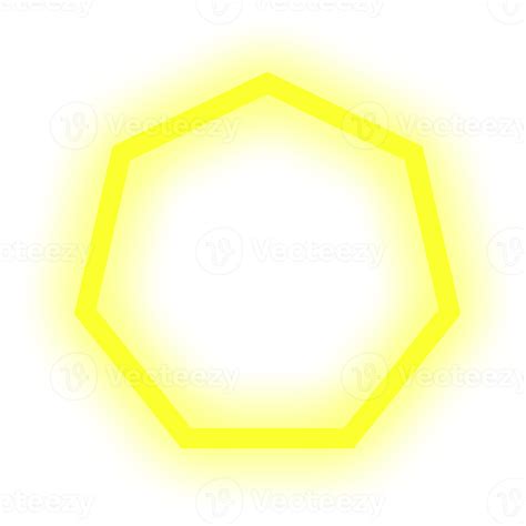 Heptagon Neon Yellow 22286409 Png