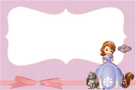 Princess Sofia The First Party Invitations Free Printables Oh My