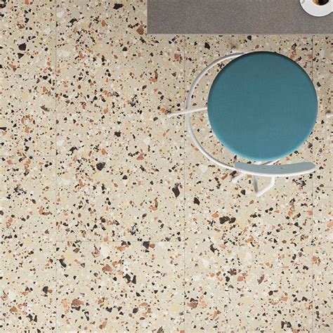 Terrazzo Lusso Beige Full Bodied Porcelain Tile Matt 60 X 60cm Deluxe