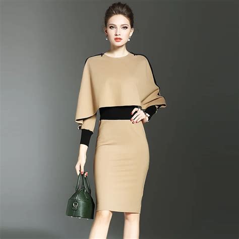 lguc h 2018 trendy social dress autumn winter tight dress noodles bodycon midi dress unique fall