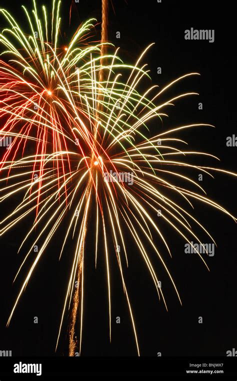 Firework Display Celebrating Special Occasions Stock Photo Alamy