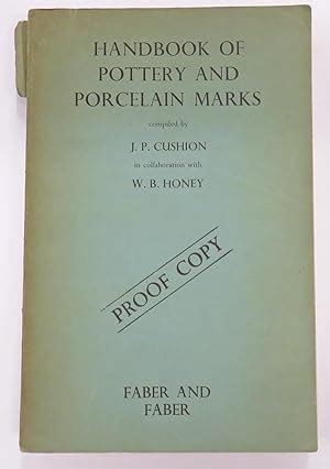 Handbook Of Pottery And Porcelain Marks By Cushion J P AbeBooks