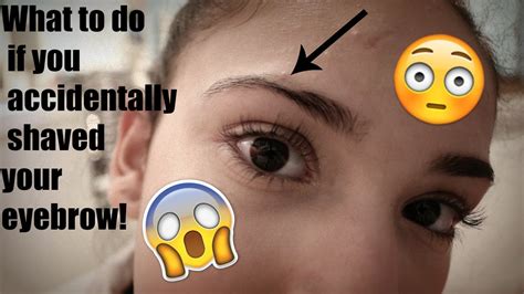 Khetarpal recommends making these five changes to your eyebrow regimen put down the eyebrow tweezers, and stay calm: What to do if you accidentally shaved your eyebrow! - YouTube