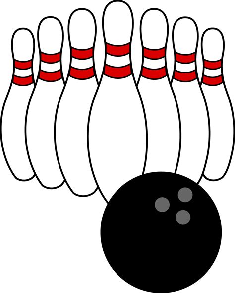 Bowling Pin Vector Clipart Best
