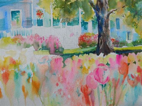 Plein Air Painting Expressive Watercolor Kathleen Berry Bergeron