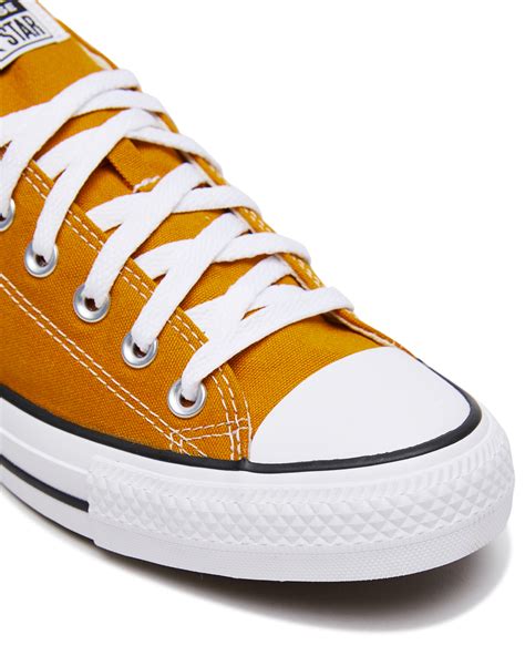 Converse Mens Chuck Taylor All Star Lo Shoe Saffron Yellow Surfstitch