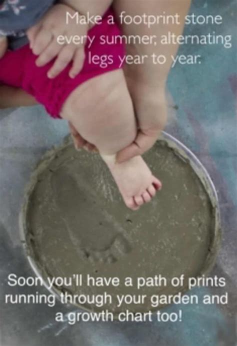 Growing Footprints Footprint Prints Growth Chart