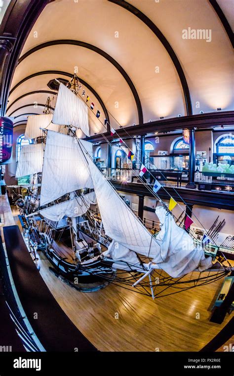 New Bedford Whaling Museum New Bedford Massachusetts Usa Stock Photo