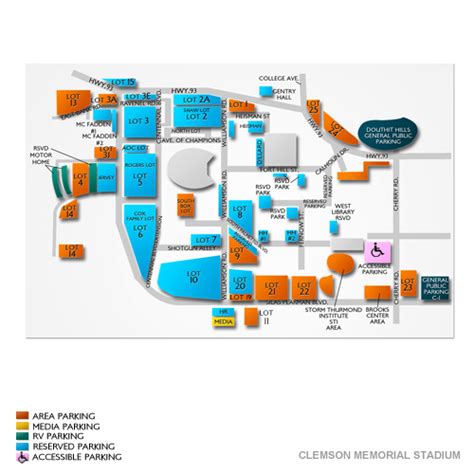 27 Clemson Football Parking Map 2018 Maps Online For You