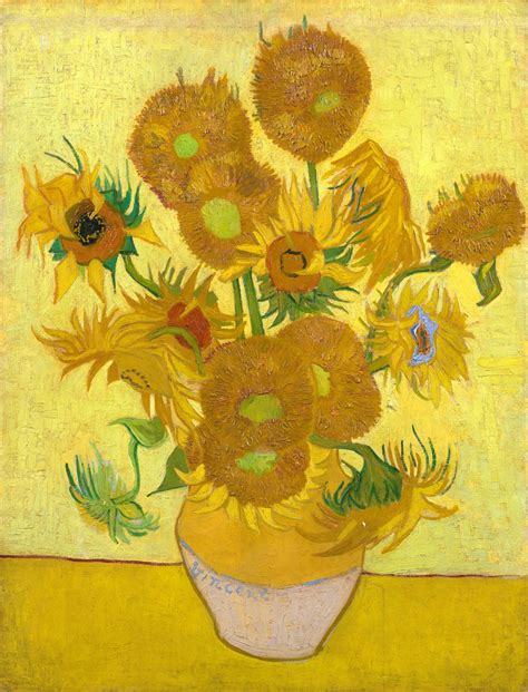 Zonnebloemen In Een Vaas Vincent Van Gogh 1888 Mijnnieuweschilderijnl
