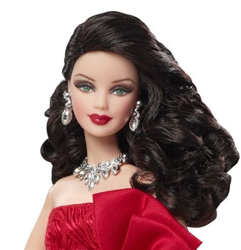 2012 Holiday Barbie Doll − Brunette Blacks Owned Pinterest Barbie Doll Dolls And Barbie