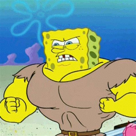 Spongebob Muscles S Get The Best  On Giphy