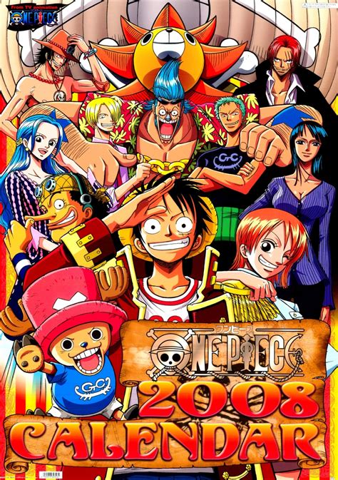 One Piece One Piece Calendar 2008 1 Minitokyo