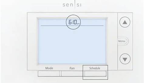 sensi thermostat manual pdf