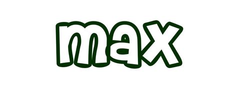 Malvorlagen Vorname Max Bilder Zum Ausmalen