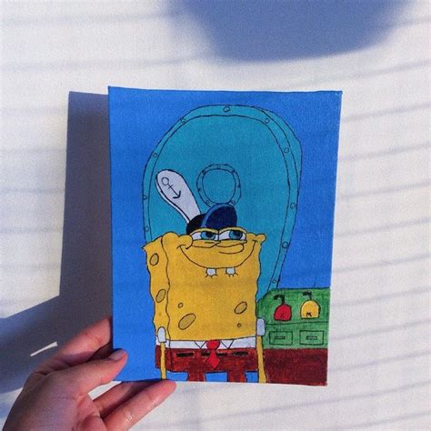 Paintings Of Spongebob These Pictures Only Get Worse The Longer You