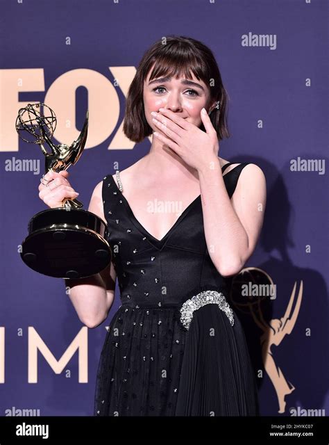 Maisie Williams In The Press Room During The 71st Primetime Emmy Awards
