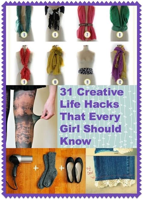 31 Creative Life Hacks Every Girl Should Know