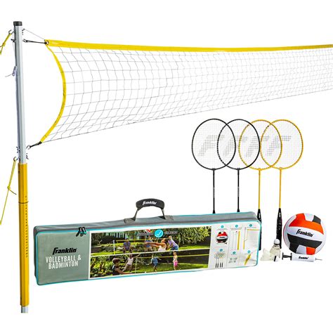 Buy Franklin Sports Volleyball Badminton Combo Sets Backyard