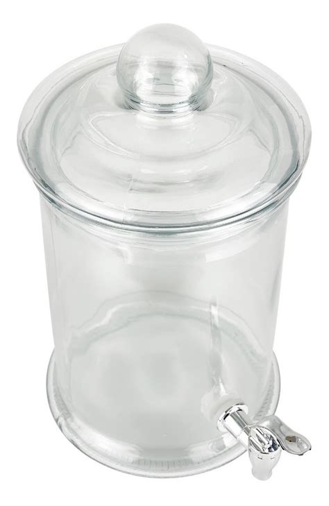 Vitrolero Dispensador De Vidrio Para Bebidas 5 Litros Av-07 | Meses sin