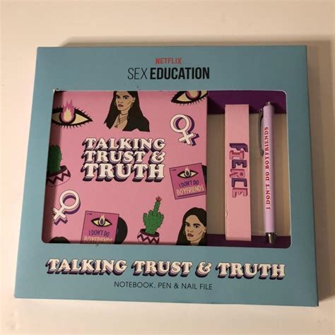 sex education notebook set depop