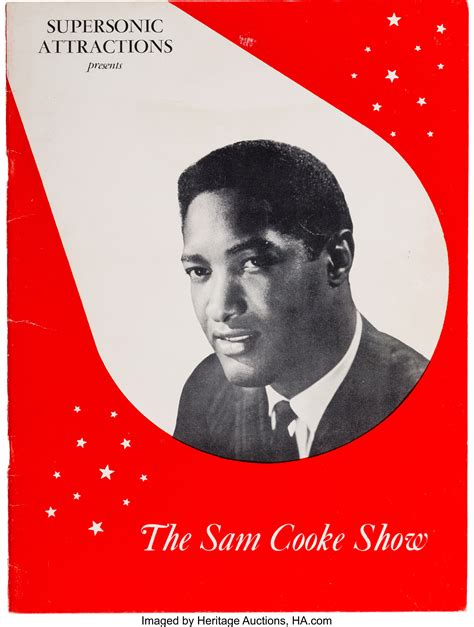 Sam Cooke And Others Signed Tour Program 1960s Music Lot 90349 Heritage Auctions