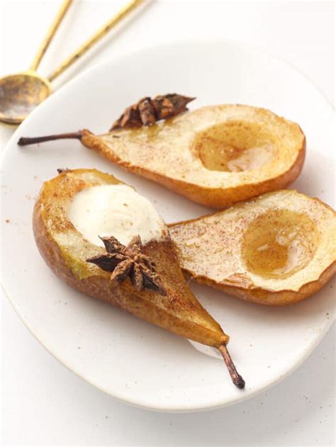 How To Make Air Fryer Baked Pears The Flexible Fridge