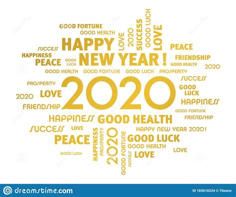 Examples of employee performance for overall score and more. New Year 2020 Word Cloud Greeting Card Stock Vector - Illustration of isolated, symbol: 165010224