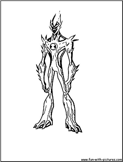 Ben 10 big chill drawing. Ben 10 Alien Force Coloring Pages Swampfire - Coloring Home