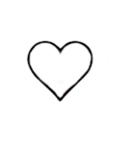 26 Best Heart Tattoo Outlines Images On Pinterest Heart Outline