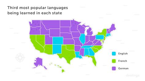 The states and territories included in the united states census bureau's statistics include the fifty states, the district of columbia, and the five permanently inhabited territories of the united states. The United States of Languages: An analysis of Duolingo ...
