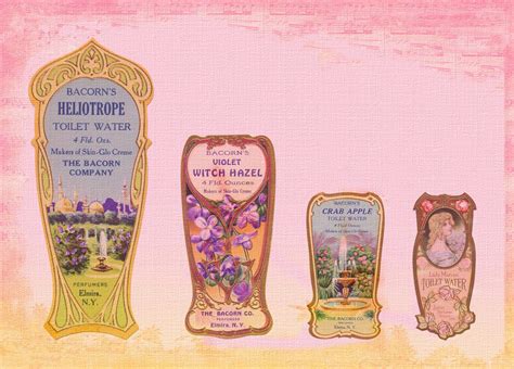 Perfume Labels Vintage Free Stock Photo Public Domain Pictures