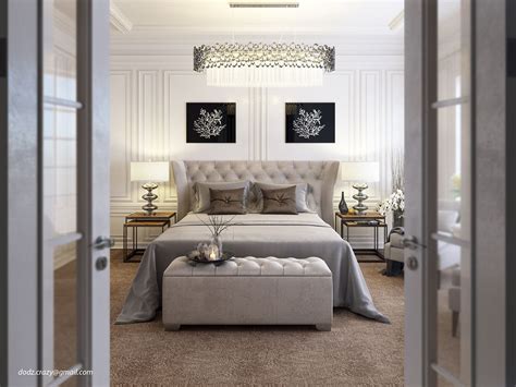 Classic Modern Bedroom On Behance Modern Classic Bedroom Classic