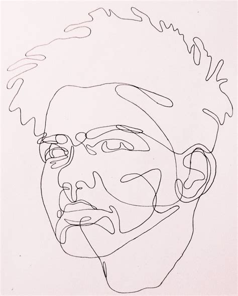 Continuous Line Drawing Face At Explore Collection