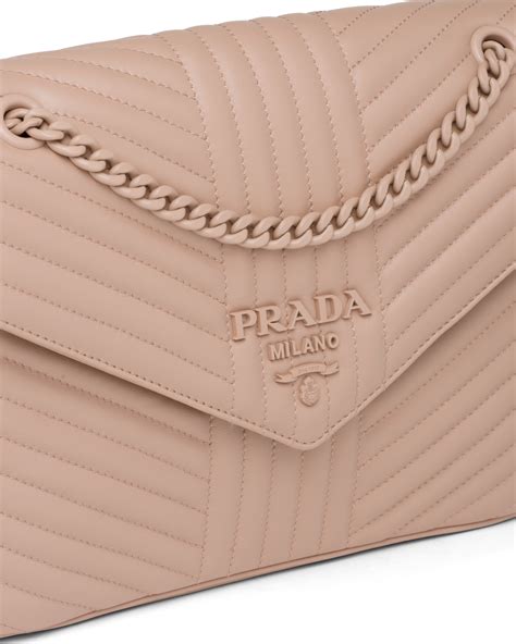 Powder Beige Prada Diagramme Shoulder Bag Prada