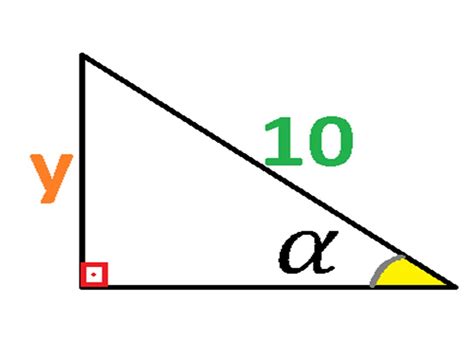 Trigonometria Triângulo Retângulo Determinação Cateto Oposto Com