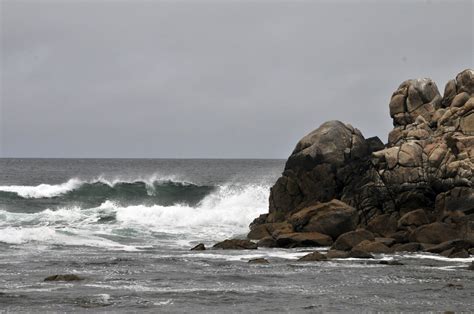 Stormy Ocean And Rocks Free Stock Photo Public Domain Pictures