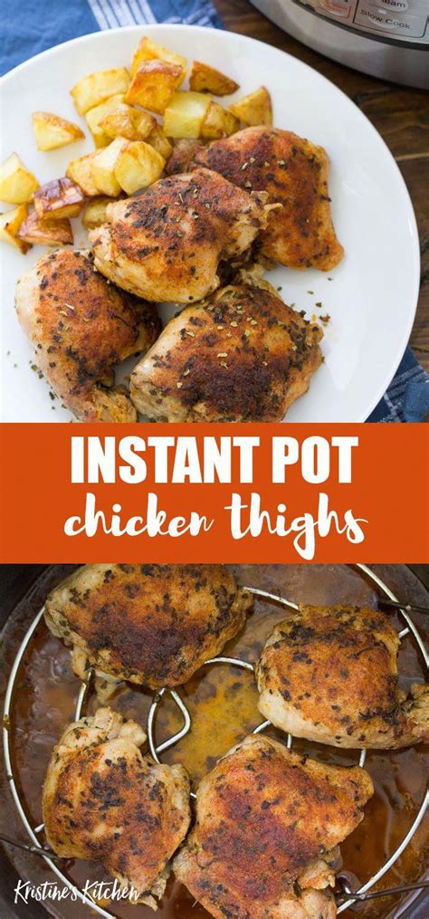 Including boneless and bone in varieties fresh chicken thighs work wonderfully with the instant pot. Easy Instant Pot Chicken Thighs recipe with the best ...
